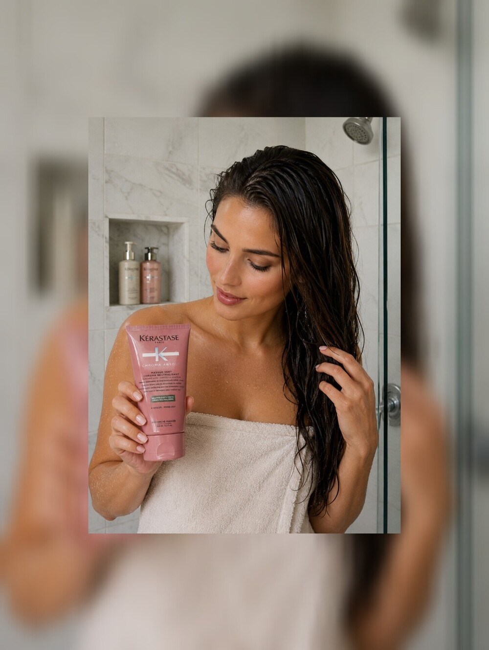 Kérastase Chroma Absolu Masque Vert Chroma Neutralisant New